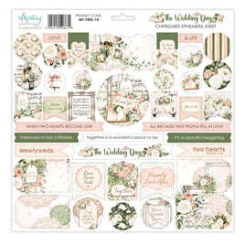 The Wedding Day - 12 x 12 Chipboard Ephemera Sheet