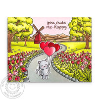 Tulip Path Background Stamps