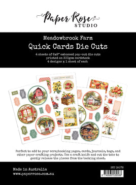 Meadowbrook Farm Quick Card Die Cuts 35076
