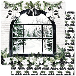 Mistletoe Market Basics D 12x12 Paper
