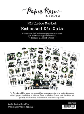 Mistletoe Market 6 x 8" Embossed Die Cuts 37033