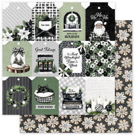 Mistletoe Market E 12x12 Paper