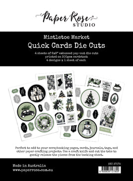 Mistletoe Market 6x8" Quick Cards Die Cuts 37072