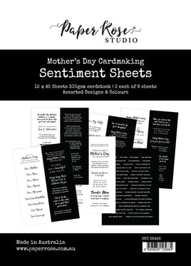 Mother's Day 6x8" Sentiment Sheets 36436