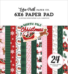 North Pole Christmas - Echo Park Double-Sided Paper Pad 6"X6"