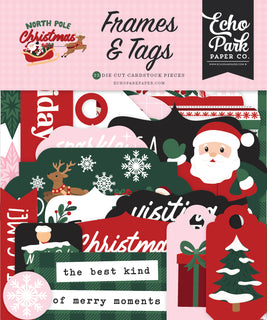 North Pole Christmas - Echo Park Tags & Frames