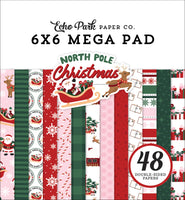North Pole Christmas - Echo Park Mega Pad 6"X6"