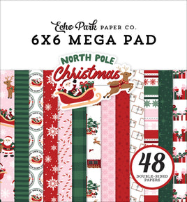 North Pole Christmas - Echo Park Mega Pad 6"X6"