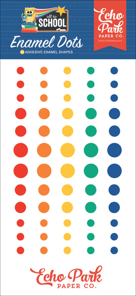 Off To School - Echo Park Enamel Dots