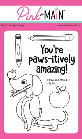 July Pup - Clear Stamp
