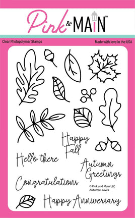Autumn Leaves - Clear Stamp
