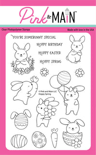 Hoppy Spring - Clear Stamp