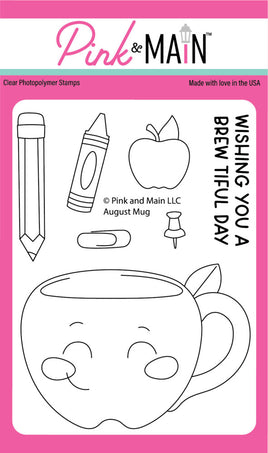 August Mug - Clear Stamp