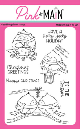 Winter Cardinals Set 2 - Clear Stamp