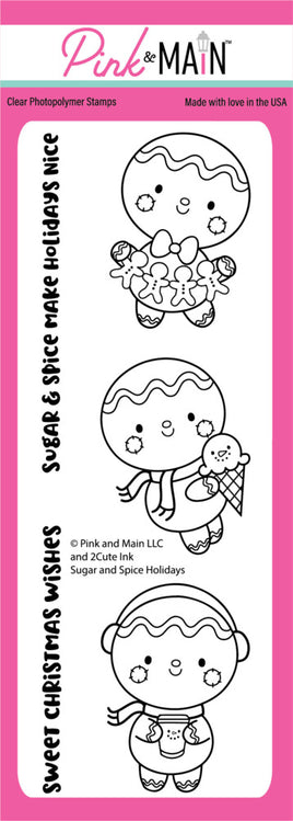 Sugar And Spice Holidays - Clear Stamp