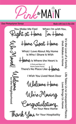 Home Sweet Home - Clear Stamp