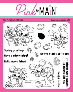Mice Spring - Clear Stamp