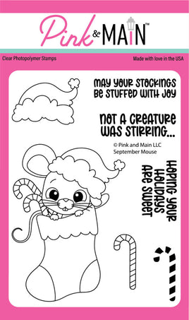 September Mouse - Clear Stamp