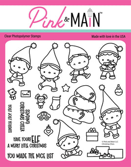 Christmas Elves - Clear Stamp