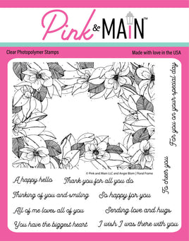 Floral Frame - Clear Stamp