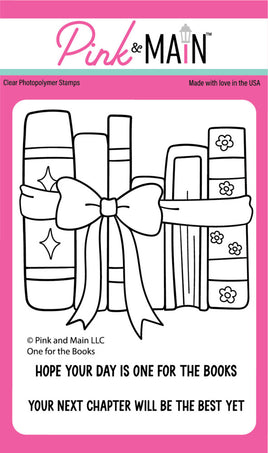 One For The Books - Pink & Main Clear Stamp