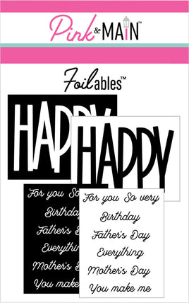 Big Happy (4 Designs) - Foilable Panels