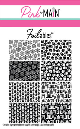 Winter Fun (8 Designs) - Foilables Pre-Printed Toner Graphic Sheets