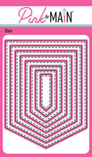 Stitched Pointed Banner - Die