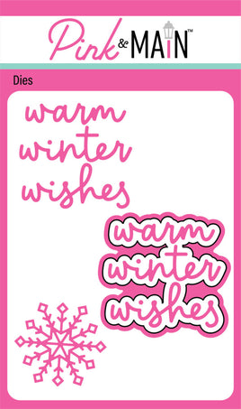Winter Wishes Word - Die