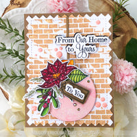 Peaceful Christmas Flowers -Die