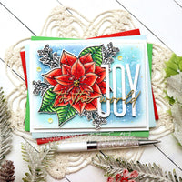 Peaceful Christmas Flowers -Die