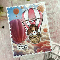 Freckle Friends: Climbing Calliope - Clear Stamp