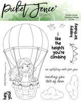 Freckle Friends: Climbing Calliope - Clear Stamp