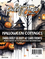 Halloween Cottages (12pk) - Fabulously Glossy A2 Card Fronts
