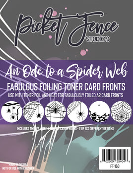 An Ode to a Spider Web (12pk) - Fabulous Foiling Toner A2 Card Fronts