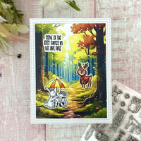 Peach and Piper: Bad Weather Friends - Clear Stamp