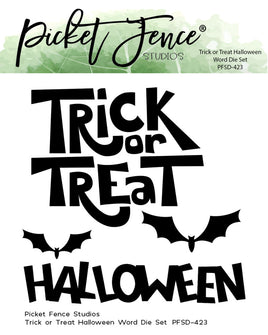 Trick or Treat Halloween Word - Die Set