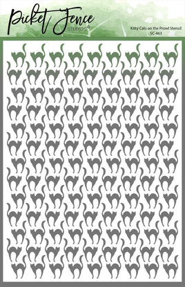 Kitty Cats on the Prowl - Stencil