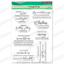 Wrapped Up Penny Black Clear Stamp