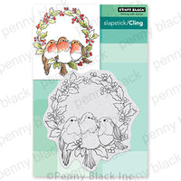 Feather Trio - Cling Stamp