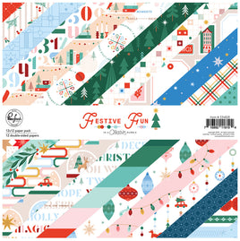 12X12 Paper Pack, Festive Fun