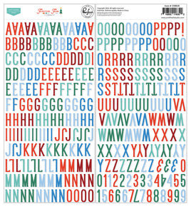 Puffy Alpha Stickers, Festive Fun