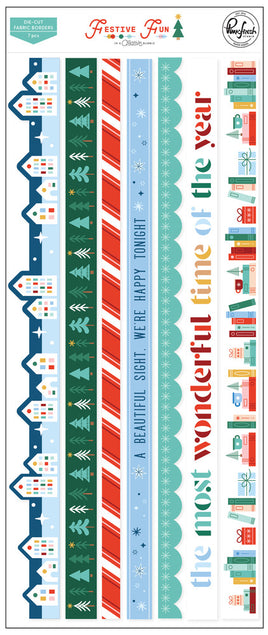 Die Cut Fabric Borders, Festive Fun