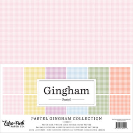 Pastel Gingham - Echo Park Collection Kit