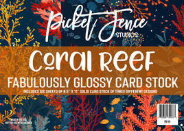 Fabulously Glossy 8.5X11 Cardstock, Coral Reef (6pk)