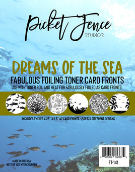 Fabulous Foiling Toner A2 Card Fronts, Dreams of the Sea (12pk)