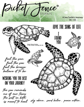 A Sea Turtle's Journey - Clear Stamp