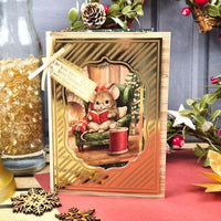 Festive Pocket Pad Apertures - Rich Gold