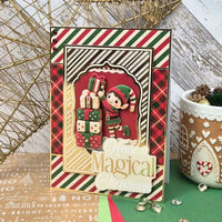 Festive Pocket Pad Apertures - Rich Gold