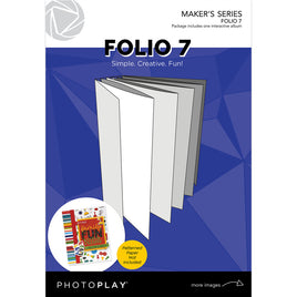 White - PhotoPlay Folio 5.25X7.25"